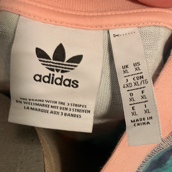 Adidas Water Color Short Sleeve Crew Size XL - Picture 5 of 6